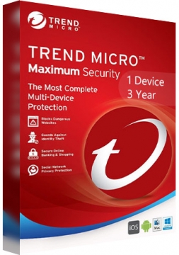 Trend Micro Maximum Security Multi Device - 1 Device - 3 Years