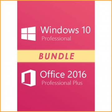 Windows 10 Professional + Office 2016 Professional Plus Keys Bundle