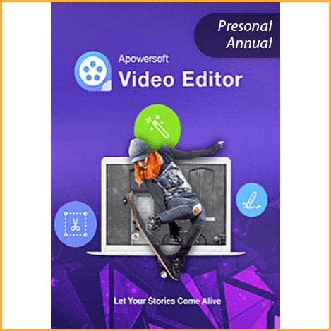 Apowersoft Video Eidtor - Personal Edition (Annual)