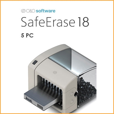 O&O SafeErase 18 Professional- 5 PCs